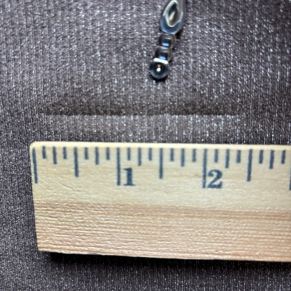 FLAWED Spanx Modern Shimmer Metallic Brown Taupe High Waist Wide Leg Pants Large - Picture 7 of 14